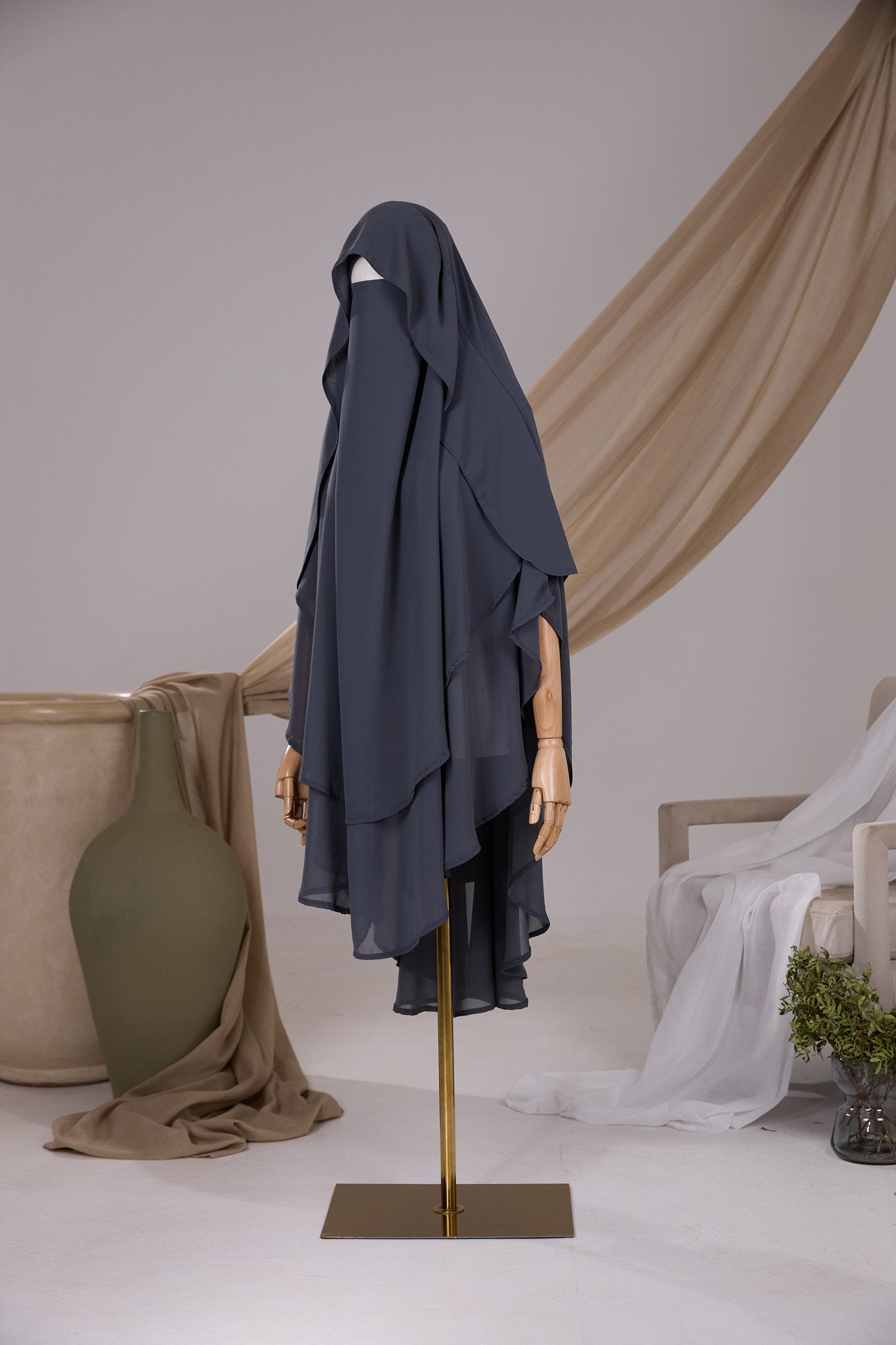 Khimar Butterfly arrondi