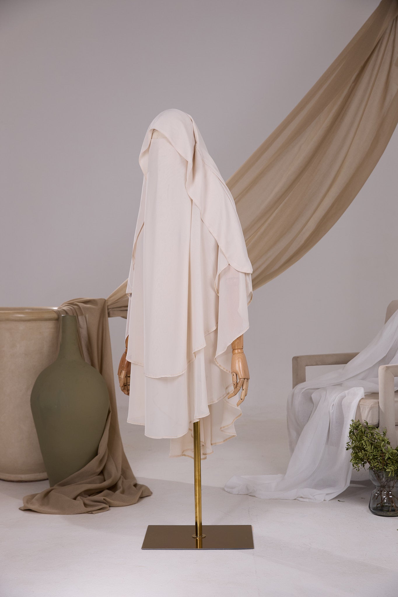 Khimar Butterfly arrondi