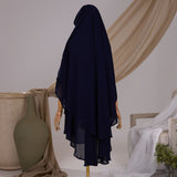 Khimar Butterfly arrondi