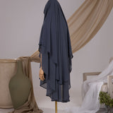 Khimar Butterfly arrondi
