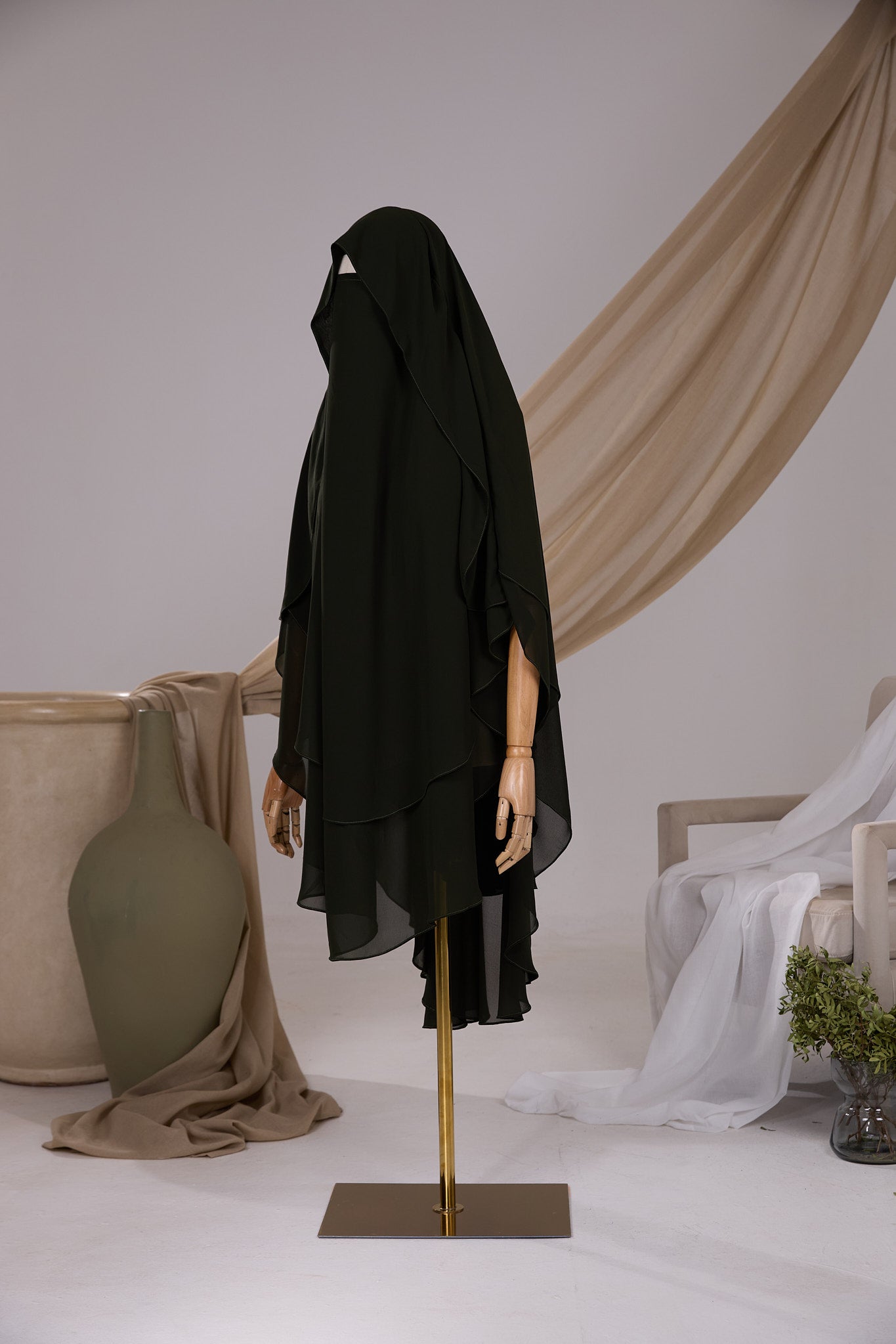 Khimar Butterfly arrondi