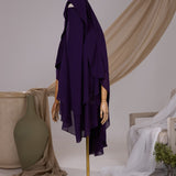 Khimar Butterfly arrondi
