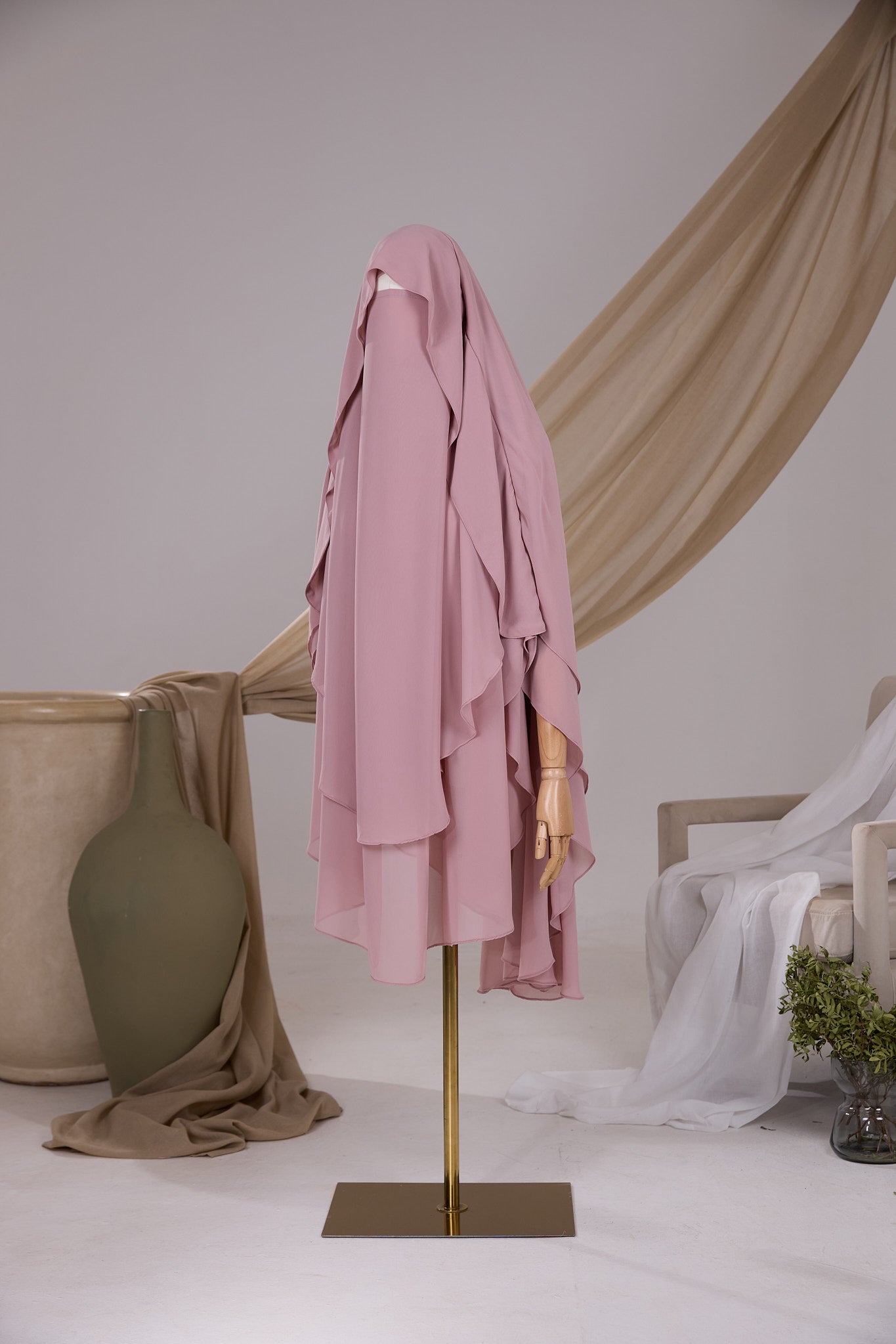 Khimar Butterfly arrondi