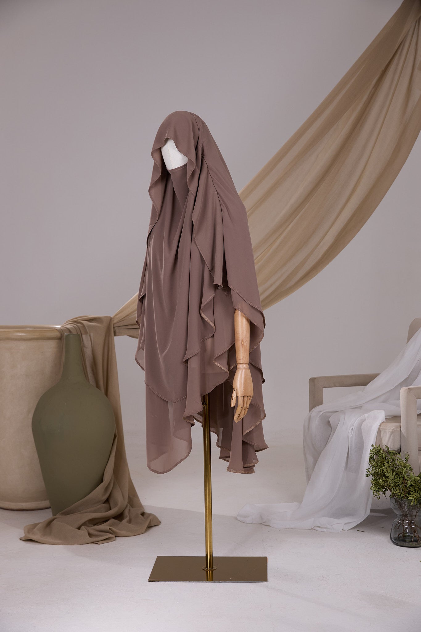 Khimar Butterfly arrondi