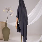 Khimar Maxi Jersey Premium Arrondi