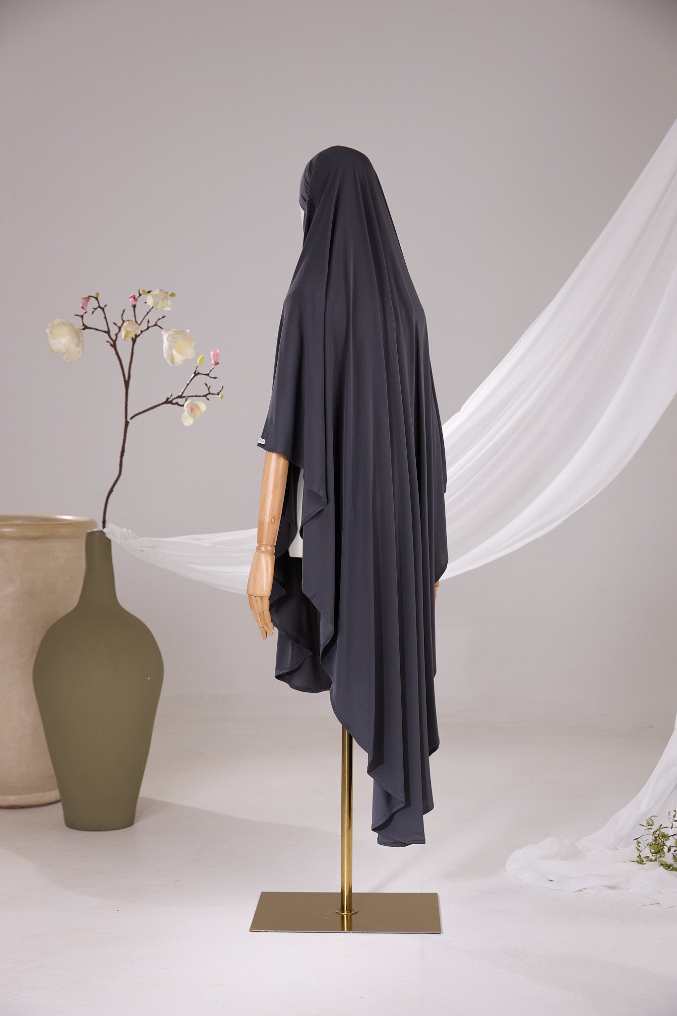 Khimar Maxi Jersey Premium Arrondi