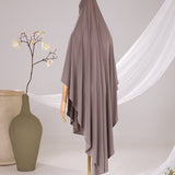 Khimar Maxi Jersey Premium Arrondi