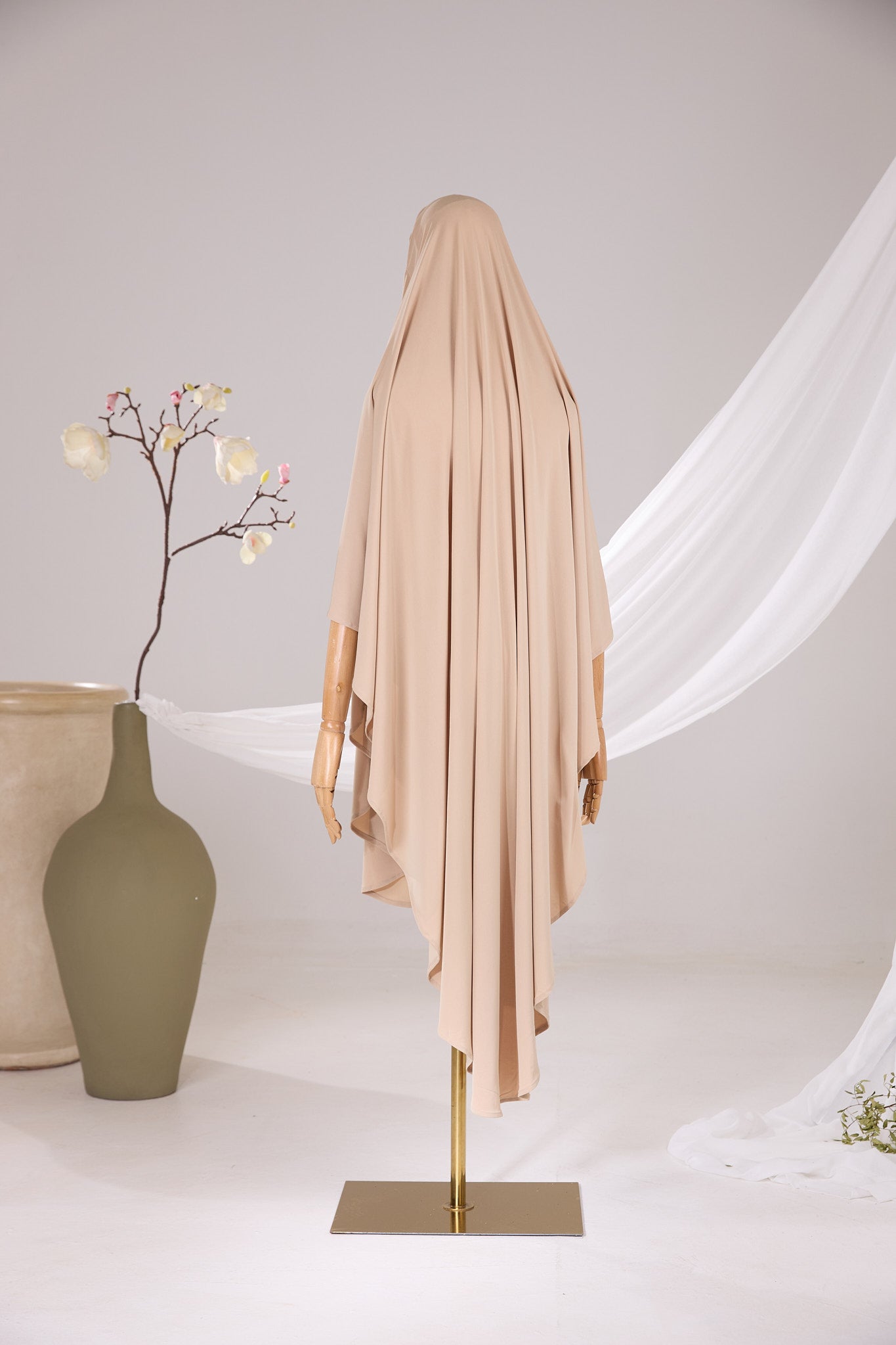 Khimar Maxi Jersey Premium Arrondi