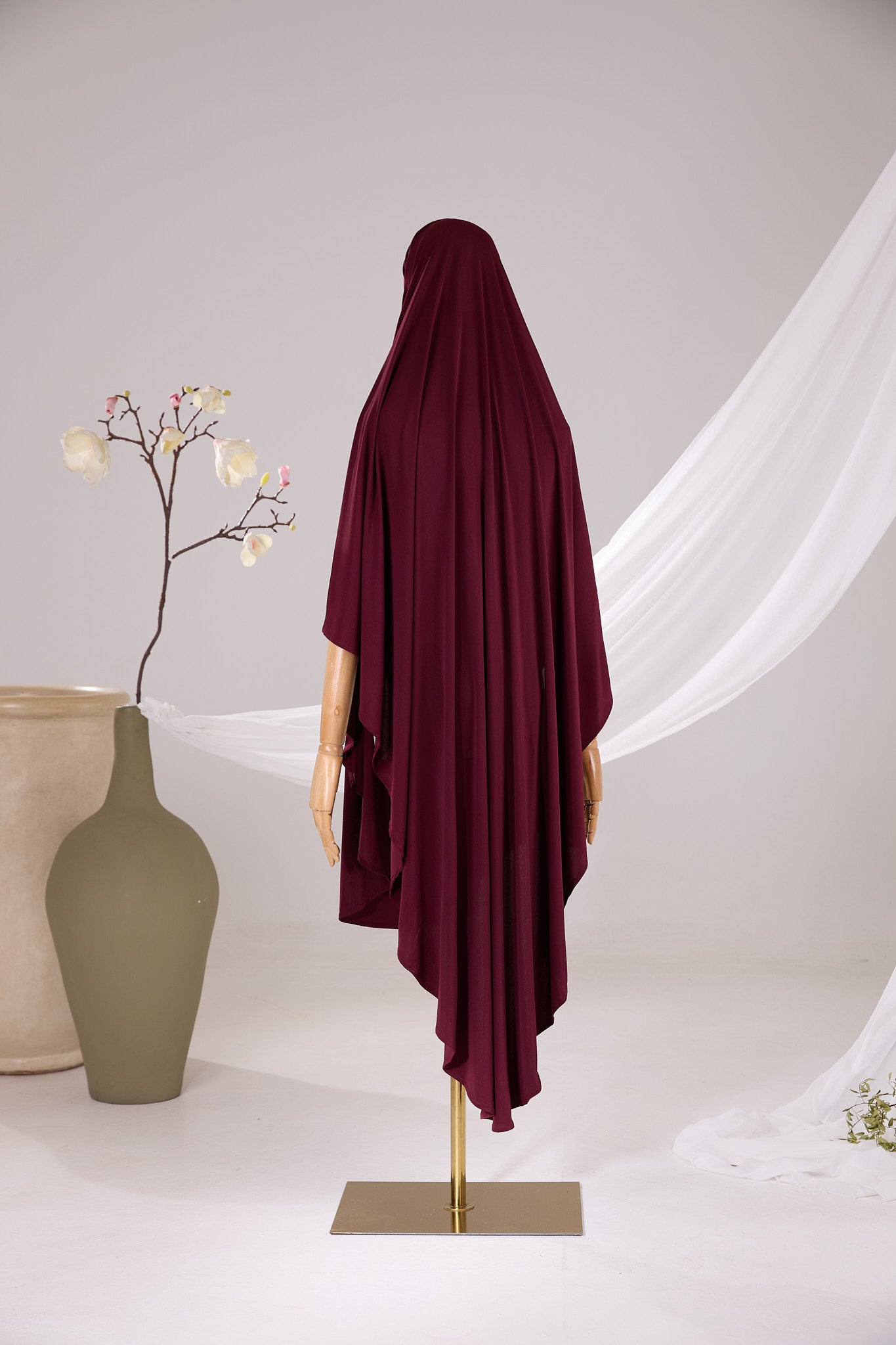 Khimar Maxi Jersey Premium Arrondi