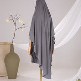 Khimar Maxi Jersey Premium Arrondi