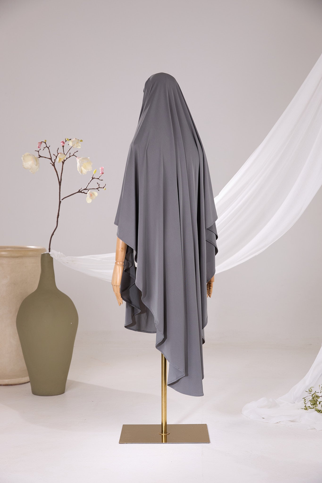 Khimar Maxi Jersey Premium Arrondi