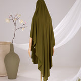 Khimar Maxi Jersey Premium Arrondi
