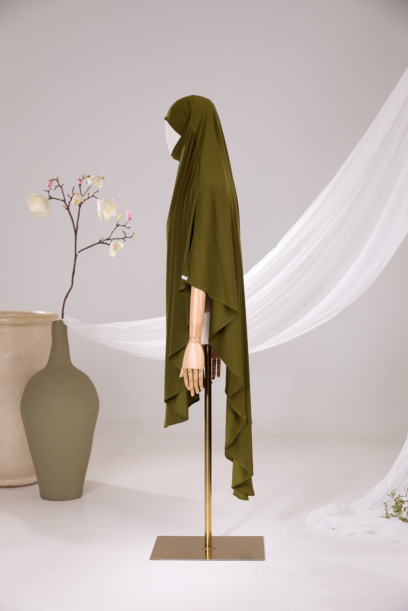 Khimar Maxi Jersey Premium Arrondi