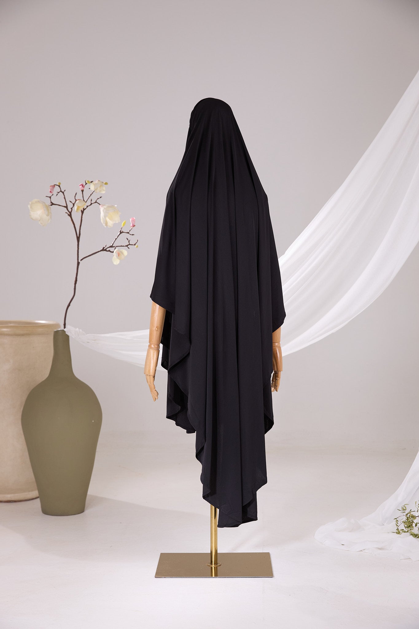 Khimar Maxi Jersey Premium Arrondi