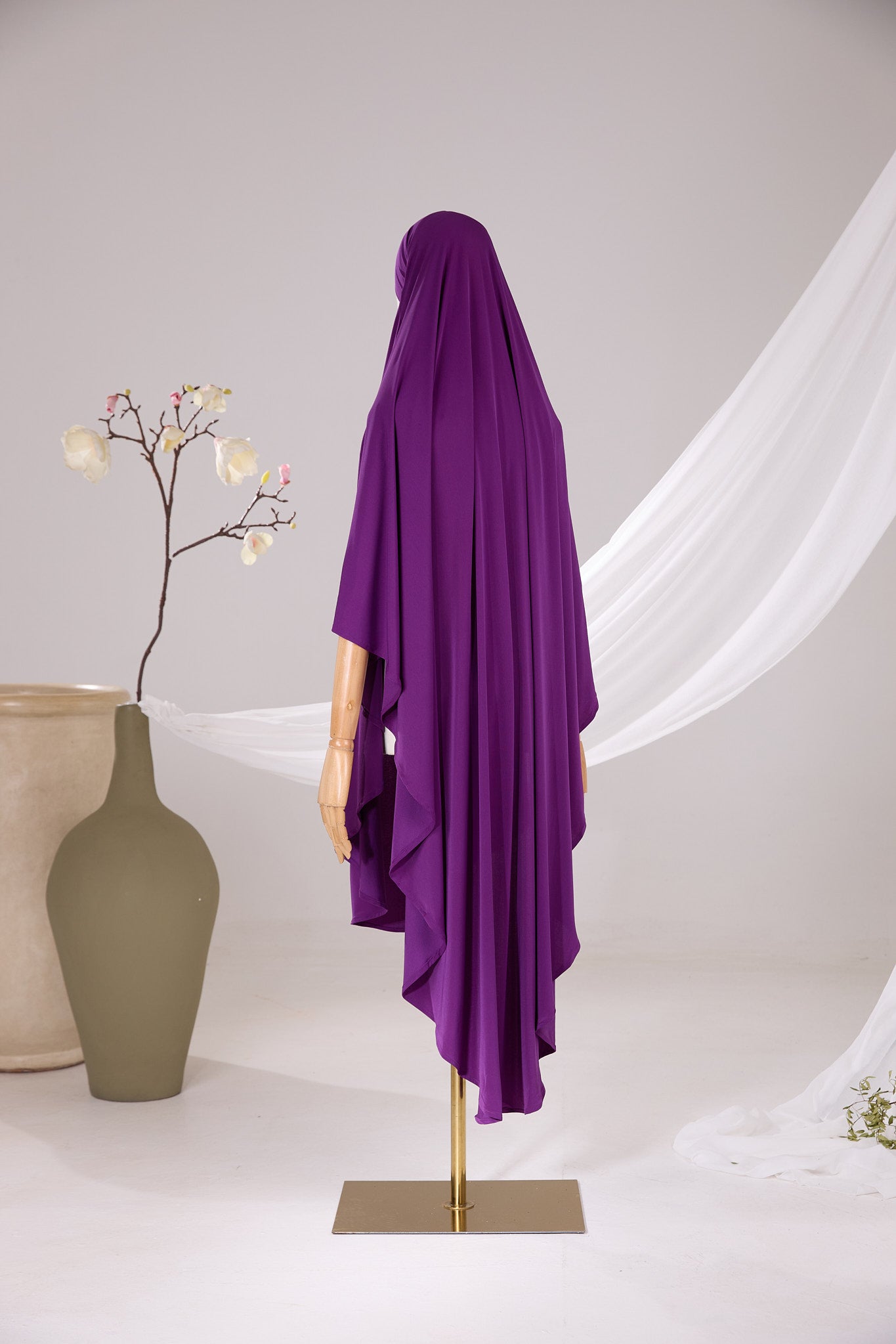 Khimar Maxi Jersey Premium Arrondi