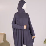 Sous pull col roulé cagoule intégrée
